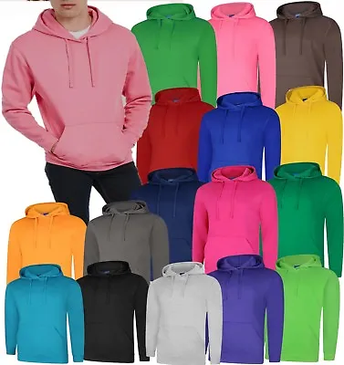 Buy Mens Plain Hoodie Size XS To 5XL  Premium Fleece Hooded Sweatshirt  UK STOCK • 17.95£