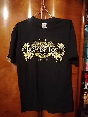 Buy Paradise Lost Band 2012 T Shirt VIP Size Medium • 25£