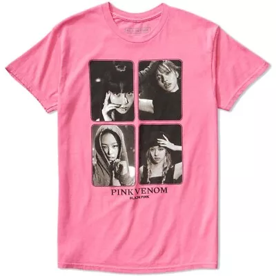 Buy BLACKPINK Unisex Official Merchandise Pink Venom Portrait Tee T-Shirt • 17£
