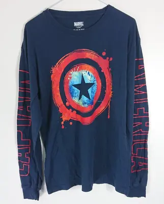 Buy Marvel Captain America Superhero T Shirt Size M • 7.99£