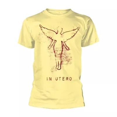 Buy Nirvana 'In Utero' Yellow T Shirt - NEW • 17.49£