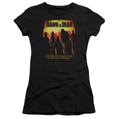 Buy Dawn Of The Dead Juniors T-Shirt Poster Black Tee • 22.16£