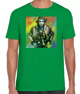 Buy Jimi Hendrix Watercolour Cool Fun Unisex T-shirt • 9.99£