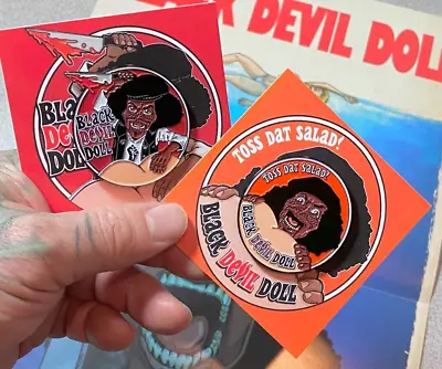 Buy TWO Black Devil Doll Enamel Pins! - Official Merch! • 11.53£