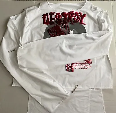 Buy DESTROY BONDAGE SHIRT Anarchy Jesus Punk Symbol Cotton Straight Jacket-SIZE 2XL • 52£