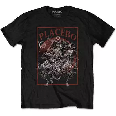 Buy SALE Placebo | Official Band T-shirt | Astro Skeletons • 14.95£