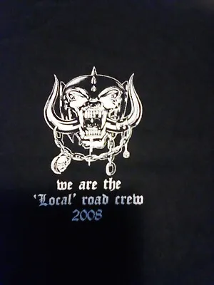 Buy Motorhead T Shirt Large Black Vintage Crew Rare Lemmy Rock • 49£