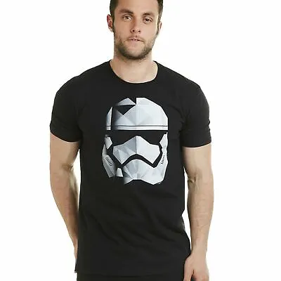 Buy Official Star Wars Mens Geo Stormtrooper T-shirt Black S-XXL • 13.99£