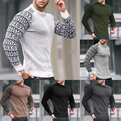 Buy Top Mens Regular T-Shirt Thermal Undershirt Activewear Blouse Crew Neck • 29.53£