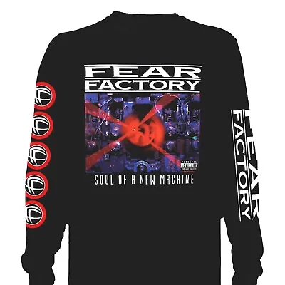Buy Fear Factory - Soul Of A New Machine Official Licensed Black Long Sleeve Shirt • 29.99£