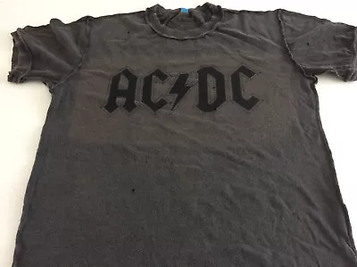 Buy AC/DC Amplified Distressed T SHIRT Medium Mens New • 6.99£