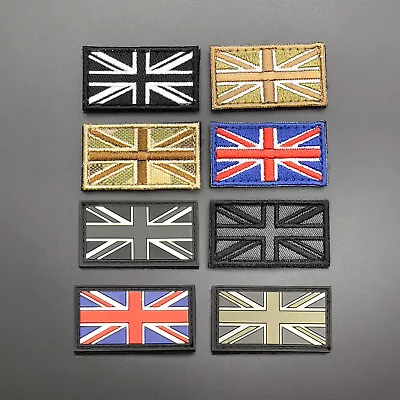 Buy Small Union Jack Patch Hook & Loop Mini Military Army Tactical UK GB Flag Badge • 3.79£