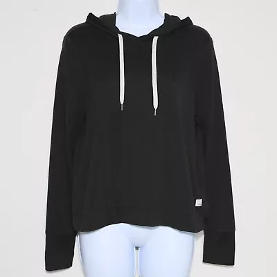 Buy VUORI Black Heather Halo Essential DreamKnit Hoodie Sweatshirt Women's Medium 🔥 • 50.19£