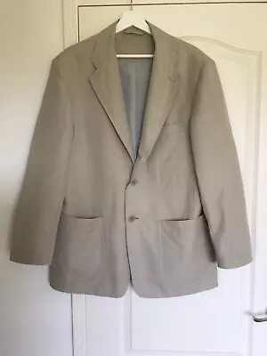 Buy Men’s Marks & Spencer Linen Cotton Mix Beige Casual Blazer Jacket Chest 40” • 6.99£