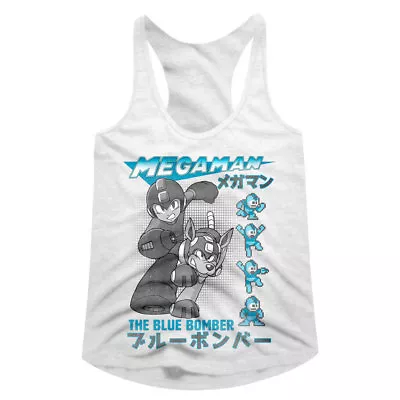 Buy Mega Man Blue Bomber Women's Tank Top Video Game Capcom Merch Racerback Vest • 21.38£