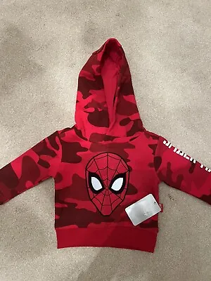 Buy Spider-Man Toddler Boys Red Hoodie Age 2 -BRAND NEW • 9.99£