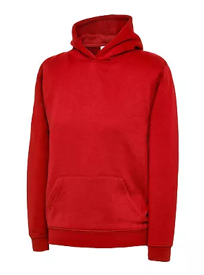 Buy Kids Girls Boys Plain Hoodie Hooded Sweatshirt - SCHOOL PULLOVER HOODY JUMPER • 12.99£