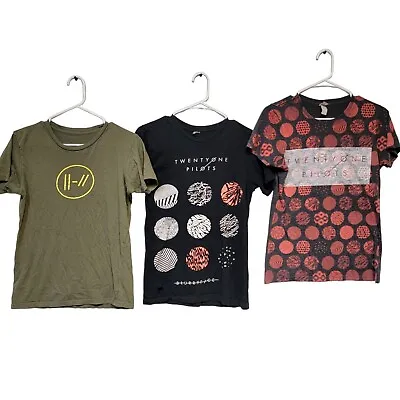Buy Twenty One Pilots Band Tees Lot Women Medium Blurryface Trench Shirt Top T-shirt • 20.79£