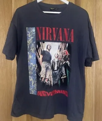 Buy Nirvana T Shirt Grunge Rock Band Merch Tee Size Small Kurt Cobain Dave Grohl • 15.95£