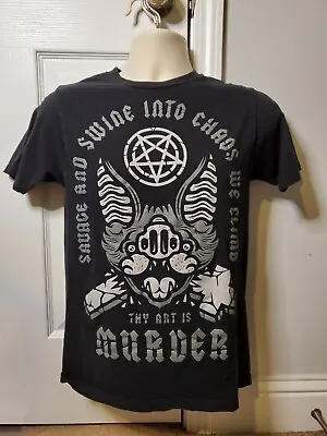 Buy 2017 Thy Art Is Murder Rare Unisex Shirt Size Small Tour Black • 29.20£
