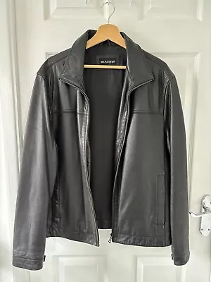 Buy Marks And Spencer’s Autograph Men’s Leather Jacket - SIZE MEDIUM • 30£