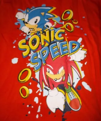 Buy Cool Boys Sonic The Hedgehog Orange T-shirt Age 6-7 Years • 5£