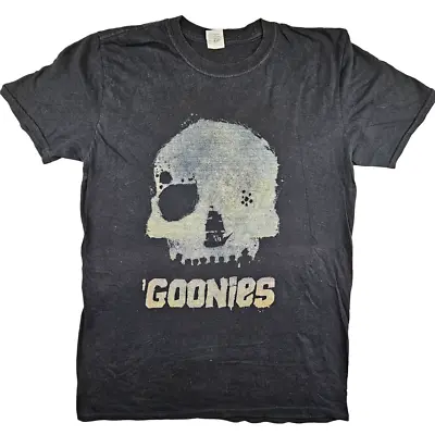 Buy Gildan Goonies Skull T Shirt Size M Mens Grey Cotton Ring Spun Graphic Tee • 13.49£