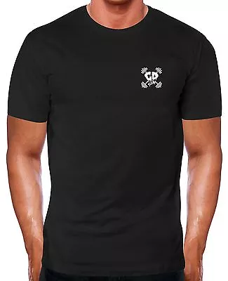 Buy Get Down Gym Wear Pocket Logo T Shirt Simple Fitted Workout Top Train Bodybuild • 16.99£