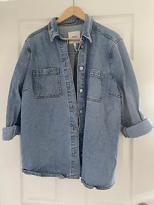 Buy Object Denim Oversize Shirt Jacket Size Large • 8.99£