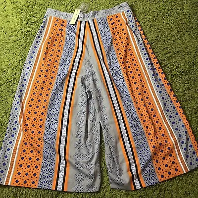 Buy Innocence Clothing Size 14 Blue Multi Bold Print Shorts New Tags Summer Holiday • 15£