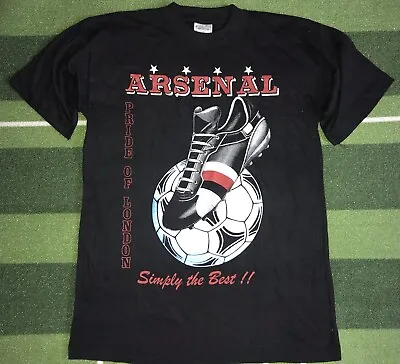 Buy Arsenal Fc T Shirt Size M Fan T Shirt Unofficial • 15£