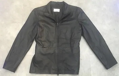Buy Ladies Black KIT Contemporary Clothing Leather Biker Style Jacket Size UK 12 450 • 19.99£