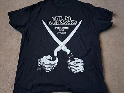 Buy The Barracks (UK/Punk Rock) - Everyone Got Drunk T-Shirt. Size XL • 5£