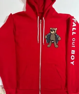 Buy Fall Out Boy FOLIE A DEUX Bear Hoodie With Original Shipping Box! • 407.30£