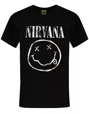 Buy Nirvana Black Short Sleeved T-Shirt (Boys) • 10.99£