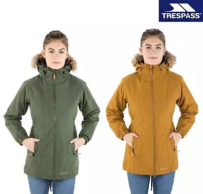 Buy Trespass Womens Celebrity Waterproof Coat Hooded Full Zip Jacket • 49.99£