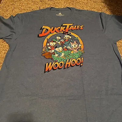 Buy Disney World Disneyland Duck Tales Woo Hoo Adult Xl Tee T Shirt NWOT Donald Huey • 37.80£