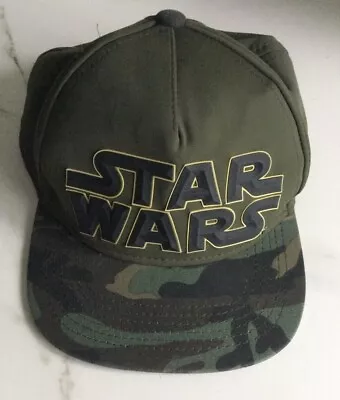 Buy Star Wars Cap Camouflage  Green Size 5/6 Years New • 7.95£