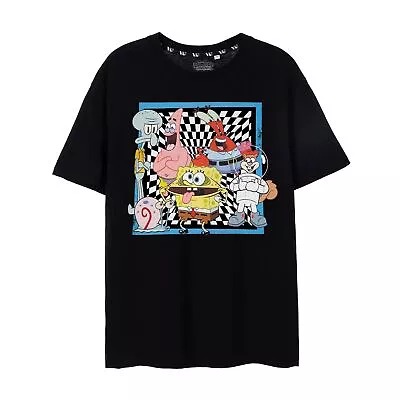 Buy SpongeBob SquarePants Mens Group Shot Short-Sleeved T-Shirt NS7413 • 16.19£