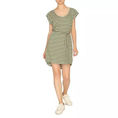 Buy Sanctuary Womens Ruby Green Stripe Flutter Sleeve T-Shirt Dress XXS  1079 • 3.94£