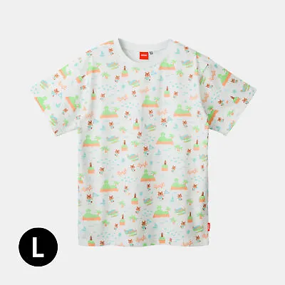 Buy Nintendo Animal Crossing T-shirt B L Size  Multi Color 100% Cotton Japan New • 83.99£
