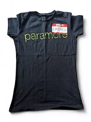 Buy Paramore - Ignorance Name-Tag T-Shirt 2009 Tour- Small • 34.99£