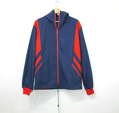 Buy 70s VTG KLOVER Sweden Hoodie Full Zip Jacket Retro Cotton Polyester Mens 50 L • 46.80£