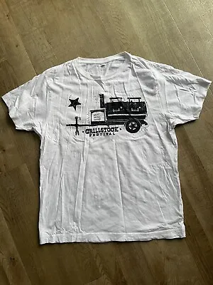 Buy Gorgeous  Grillstock Festival - Meat, Music, Mayhem  White T-shirt - Size Large • 6.31£