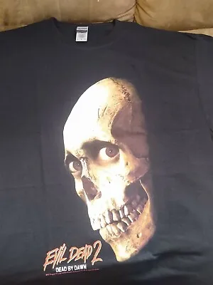 Buy EVIL Dead II Dead By Dawn Classic Movie Poster T-Shirt ~Never Worn~ L/XL • 38.69£