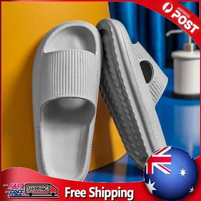 Buy Cool Slippers Anti-Slip Home Couples Slippers Elastic For Walking (Grey 38-39) • 9.32£