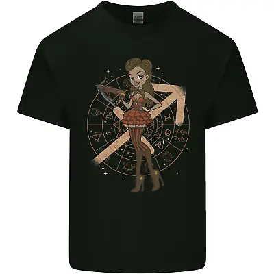 Buy Sagittarius Steampunk Woman Zodiac Mens Cotton T-Shirt Tee Top • 10.98£