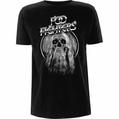 Buy Foo Fighters T Shirt Official Elder Bearded Skull Dave Grohl Concrete Gold NEW • 14.25£