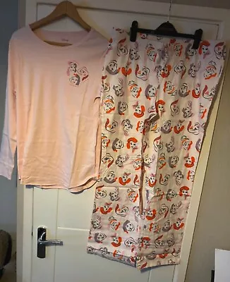 Buy Ladies Disney Pyjamas Size 14 • 0.99£