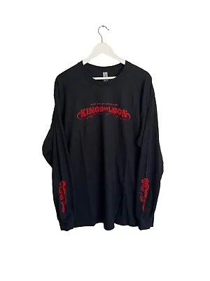 Buy Kings Of Leon NWOT RRP £40 Long Sleeve T Shirt High Roller Novocaine Size L • 19.99£